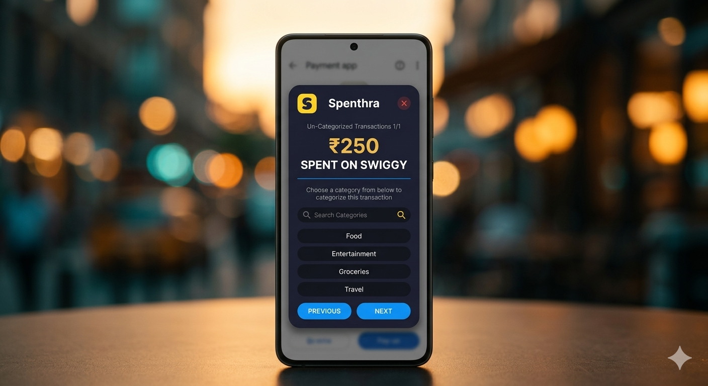 Spenthra App Interface